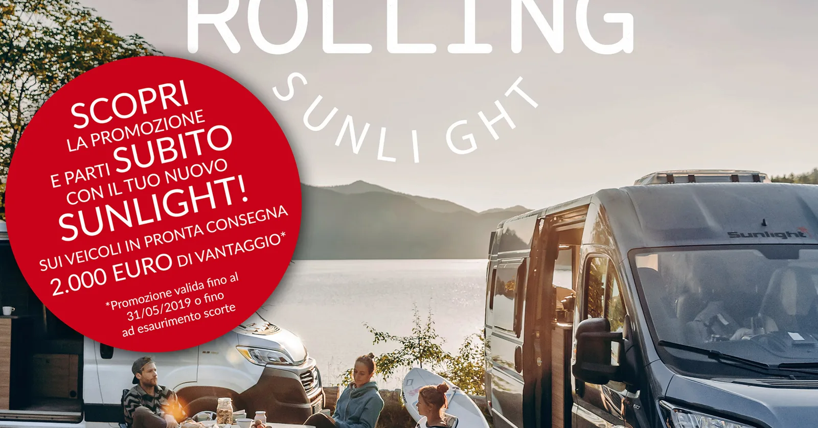 Promozione Sunlight in pronta consegna