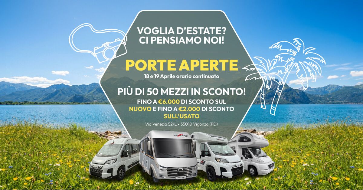 Porte aperte 18-19 aprile Jolly Caravan